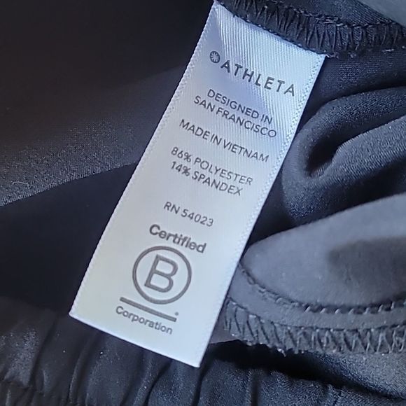 Athleta Brooklyn Wide Leg Crop Pant Women's Black Size 2 - Picture 9 of 14